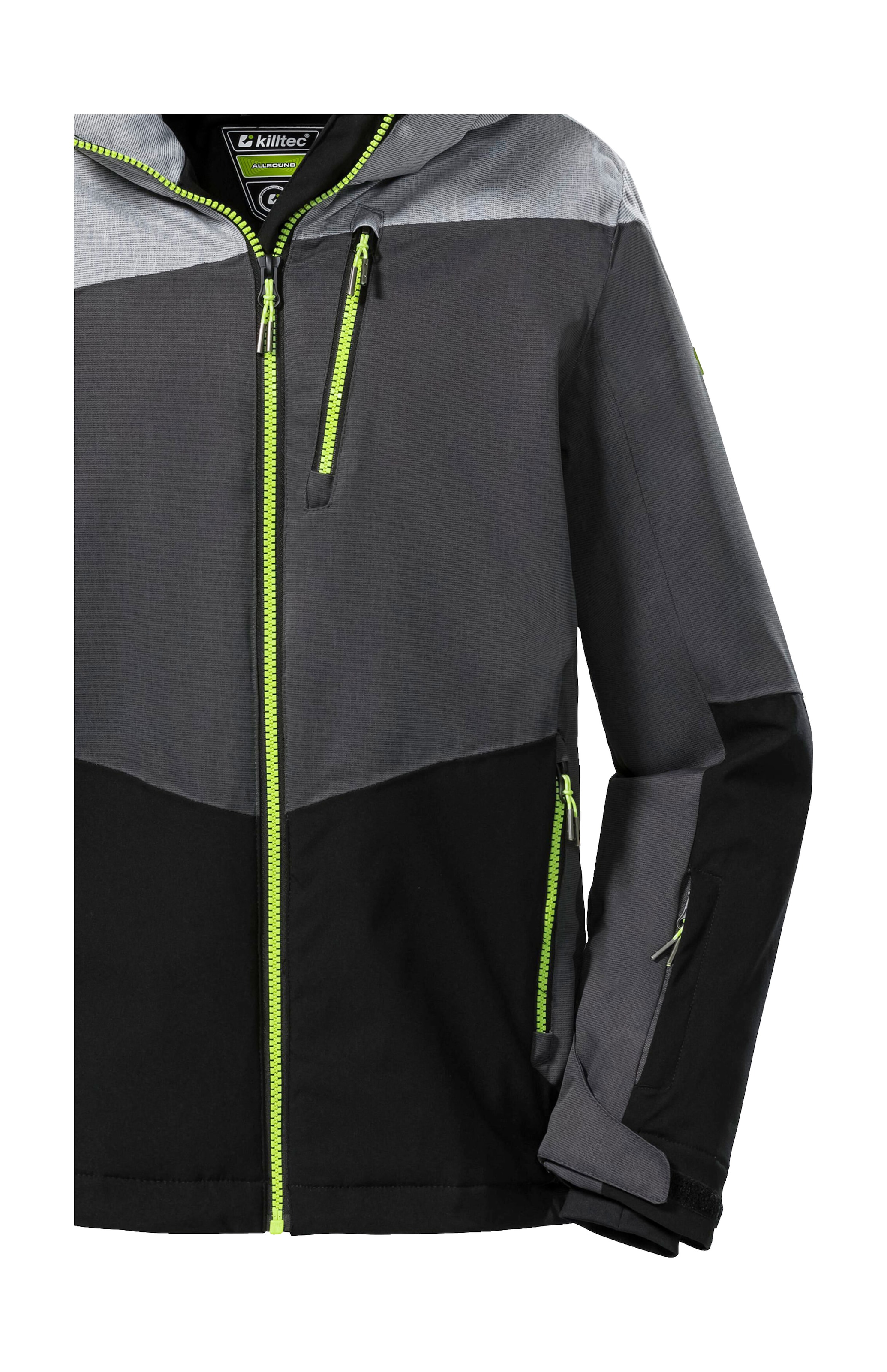Killtec Skijacke »KSW 161 BYS SKI JCKT« Wasserdichte, atmungsaktive Skijacke mit abnehmbarer Kapuze