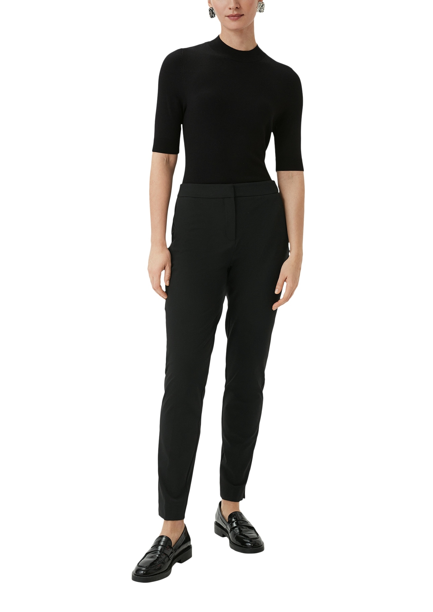 Comma Anzughose  mit Viskose und Slim fit
