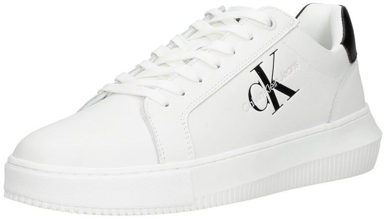 Calvin Klein Chunky Cupsole Mono Lth wit
