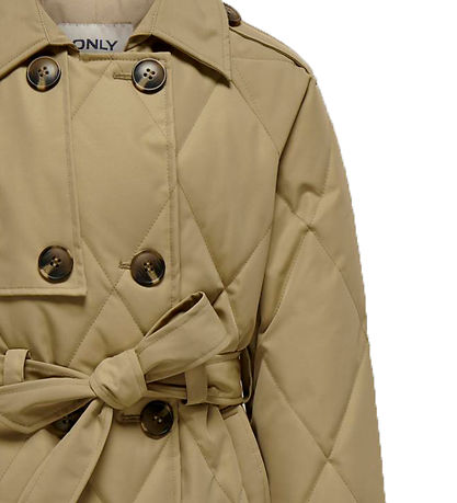 Kids Only Dynejakke - Quilted - KogMauda - Petrified Oak