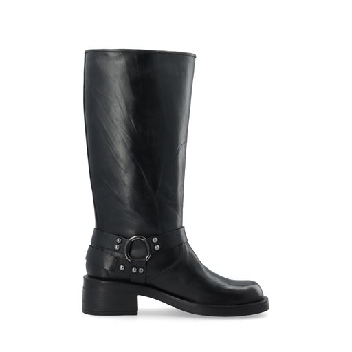 Bianco BIAHarper Buckle Biker Støvler, Black, 41