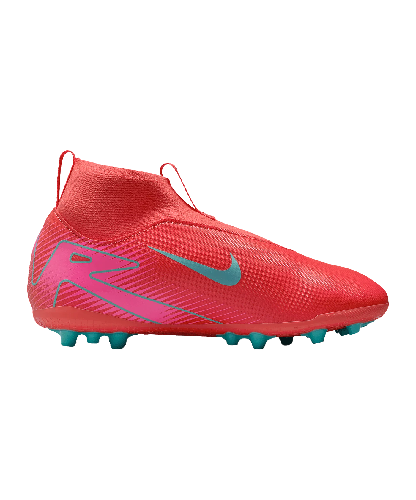 Nike Jr Air Zoom Mercurial Superfly X Academy AG Mad Energy Kids Rot F800