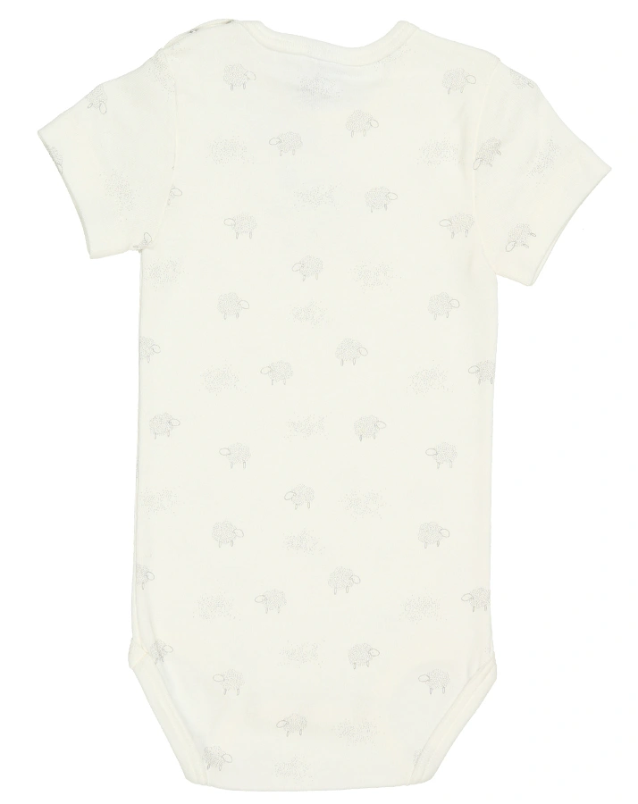 Kurzarm-Body LITTLE SLEEPY SHEEP in offwhite