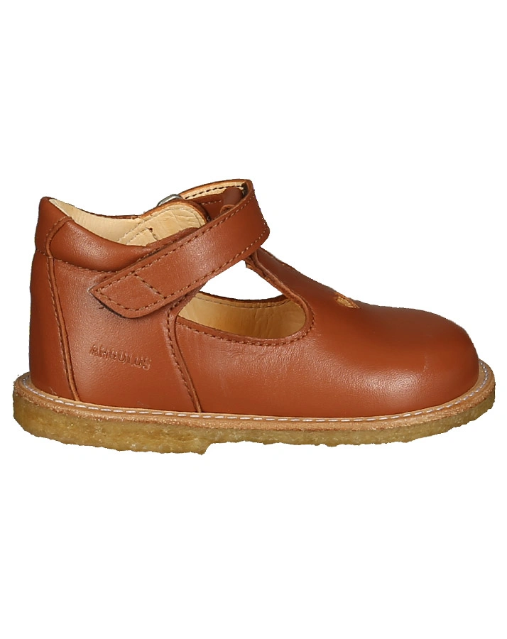 Lauflernschuhe MARY JANES HEART in cognac