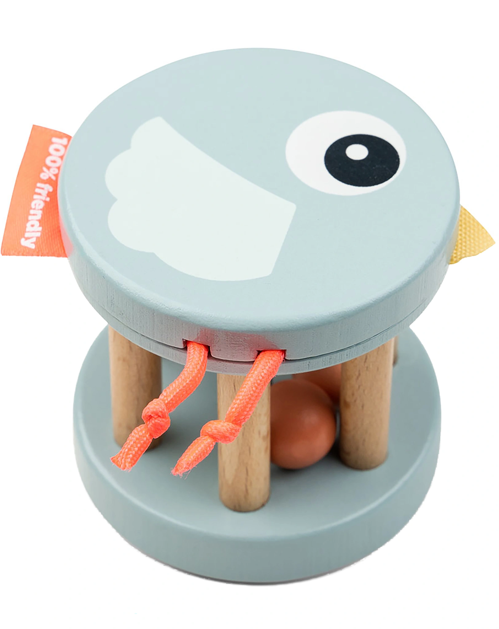 Holzrassel BIRDEE in blau