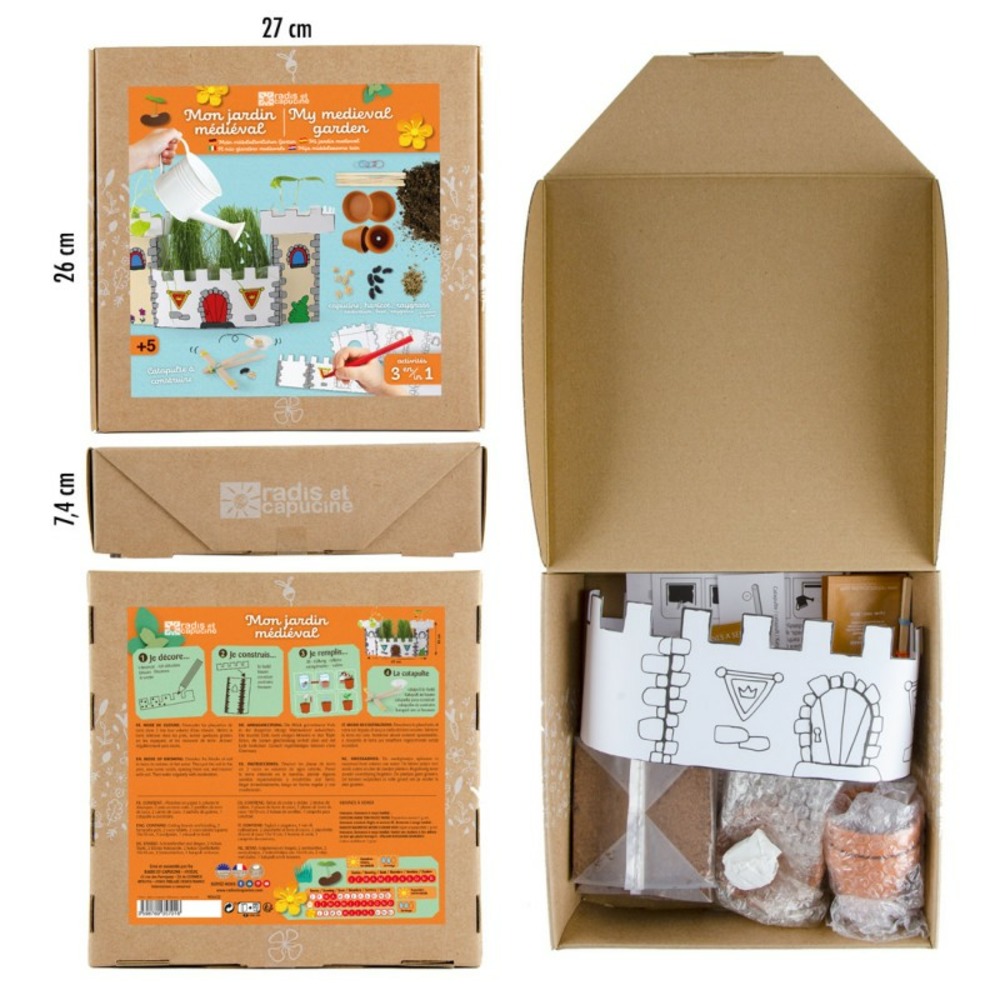Coffret jardin mediéval