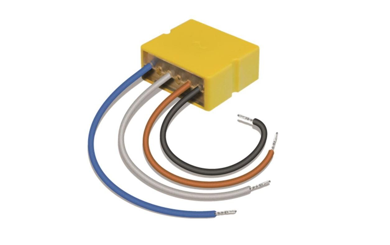 Licht Tasterklemme Dimmer GE-TKM300 150 W<br>Licht Tasterklemme 1-fach mit 150W Universaldimmer