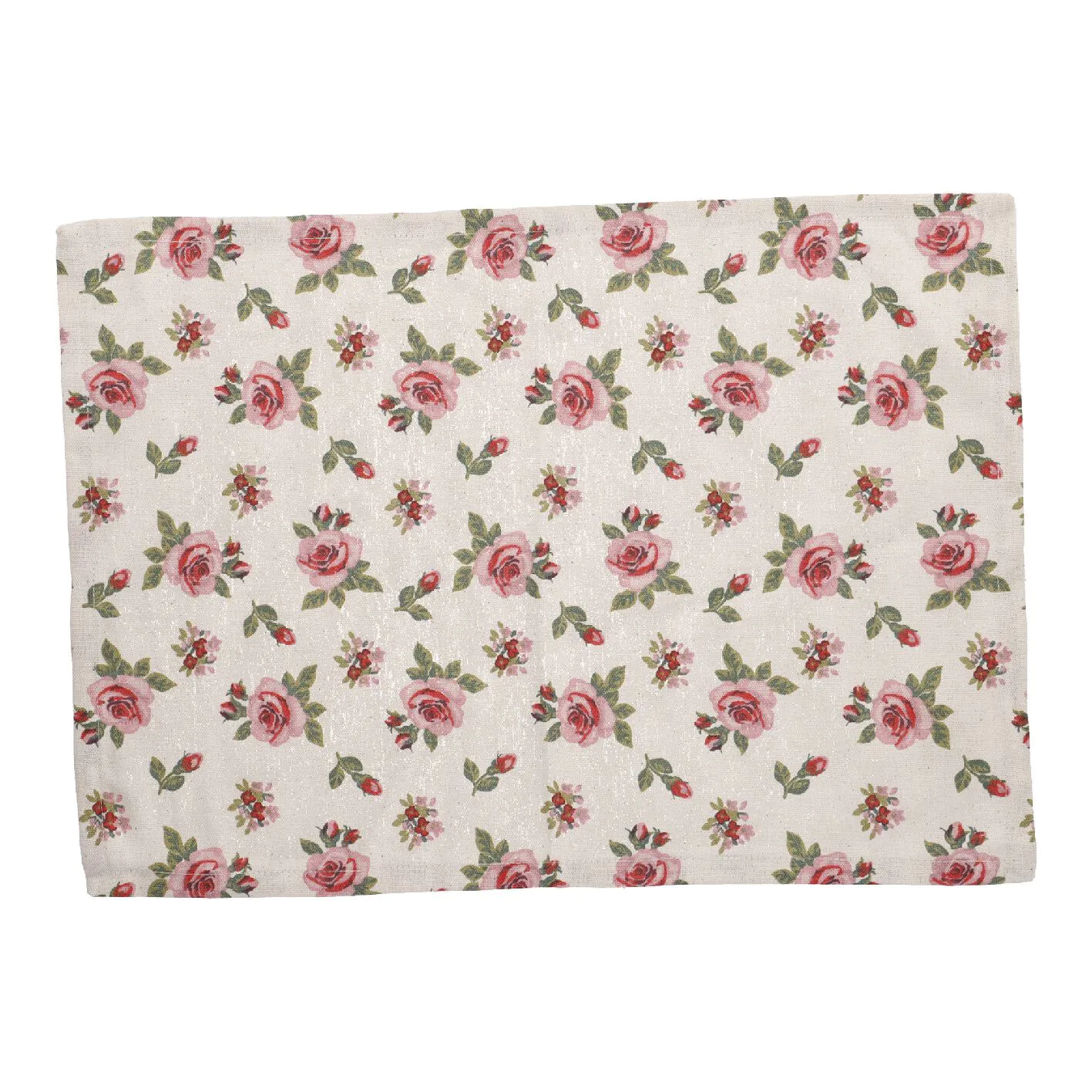 Platzset Rosen, natur, 33 x 46 cm