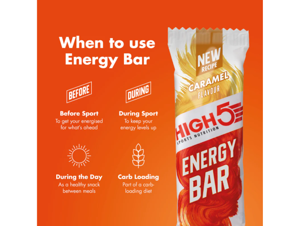 High5 Caramel EnergyBar, 55gr