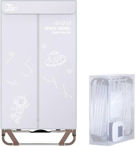 Uten - Elektrische Wasdroger - 1,4 m - Dubbellaags - 1500 W - Sneldrogend - Voor Alle Stoffen