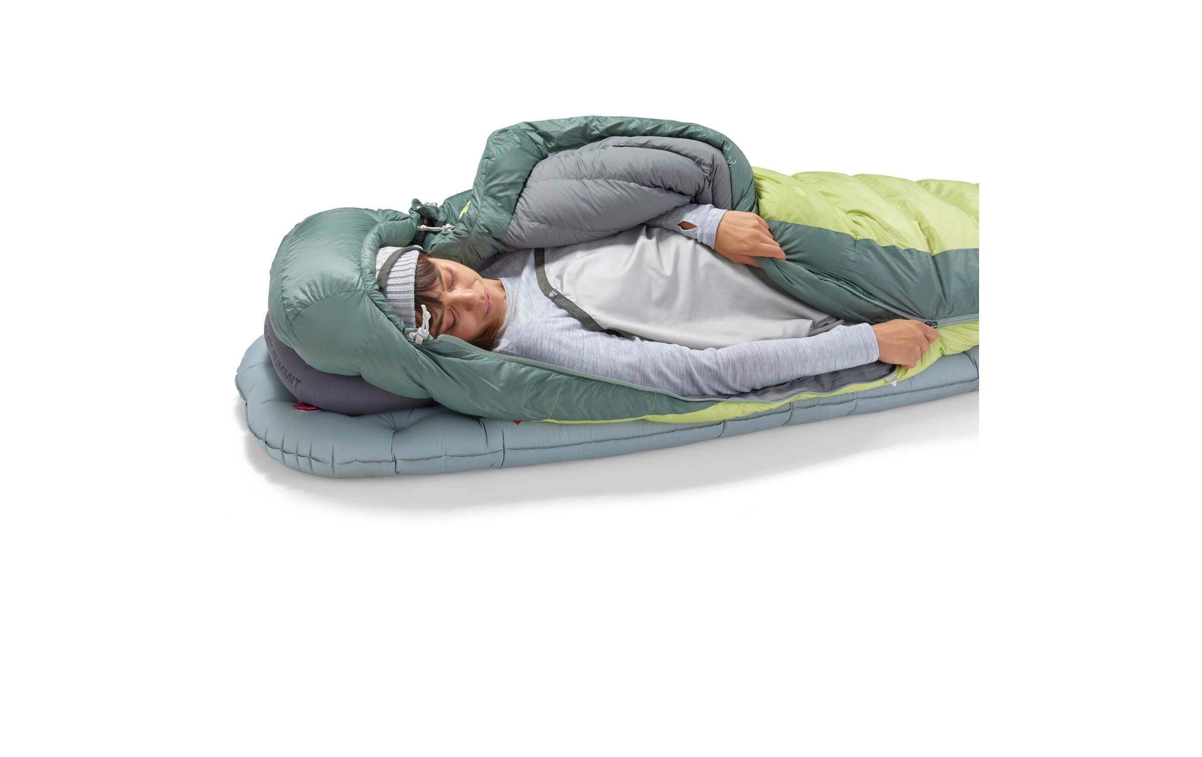 Ascent Women's -1C/30F R Polyester, Grün/Limettengrün<br>Mumienschlafsack