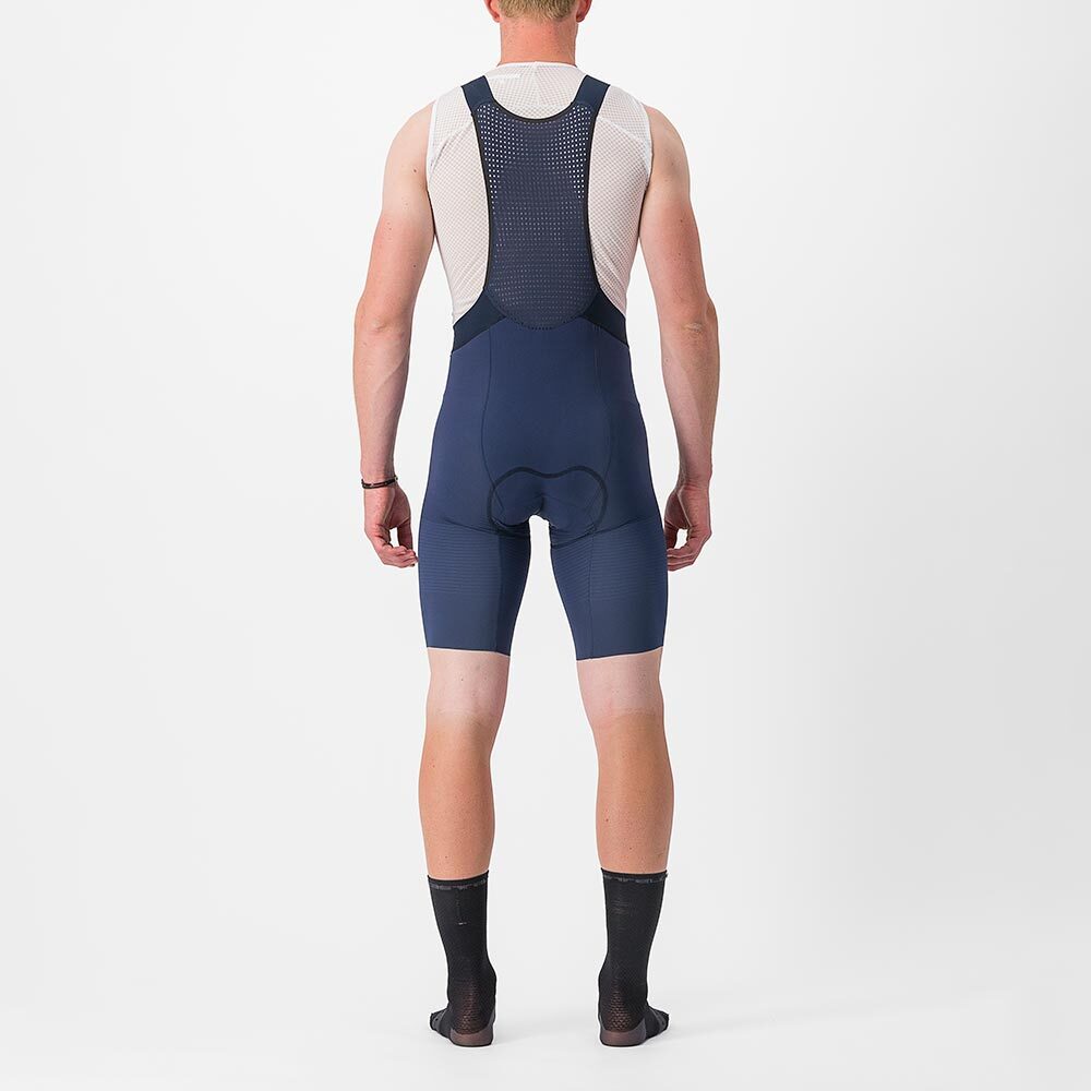 Castelli Premio Black Fietsbroek Kort Blauw Heren