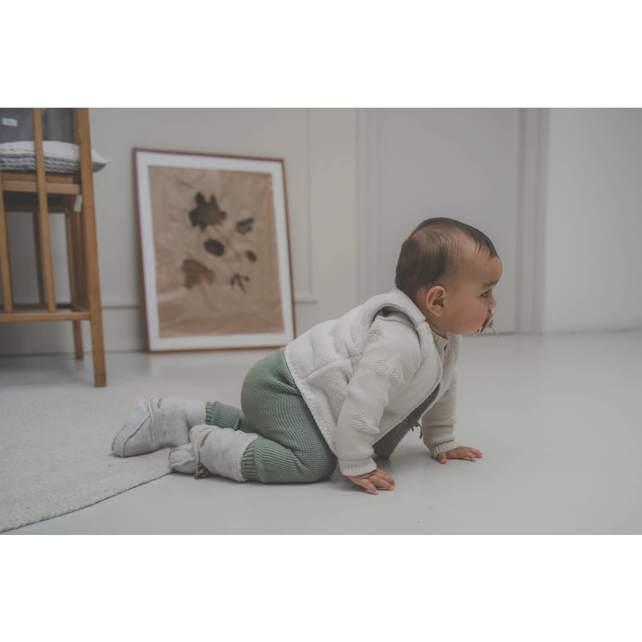 koeka Babypullover Nuts Weiß
