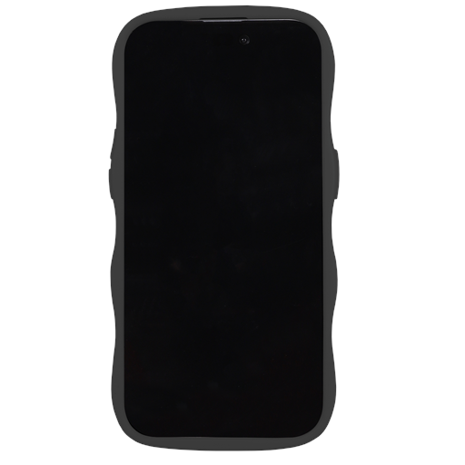 holdit Iphone 15/14/13 Wavy Cover, Black/Mirror