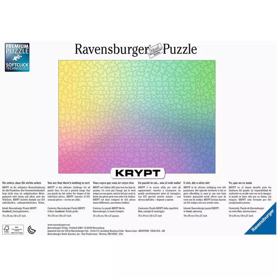 Ravensburger Krypt Gradient bunt