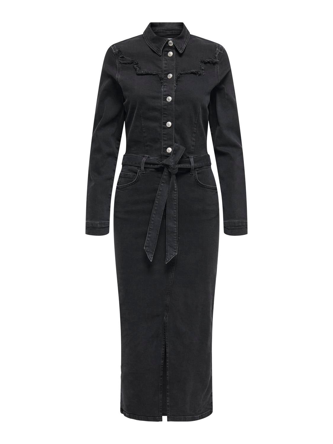 ONLDOLLY Midikleid Black Denim