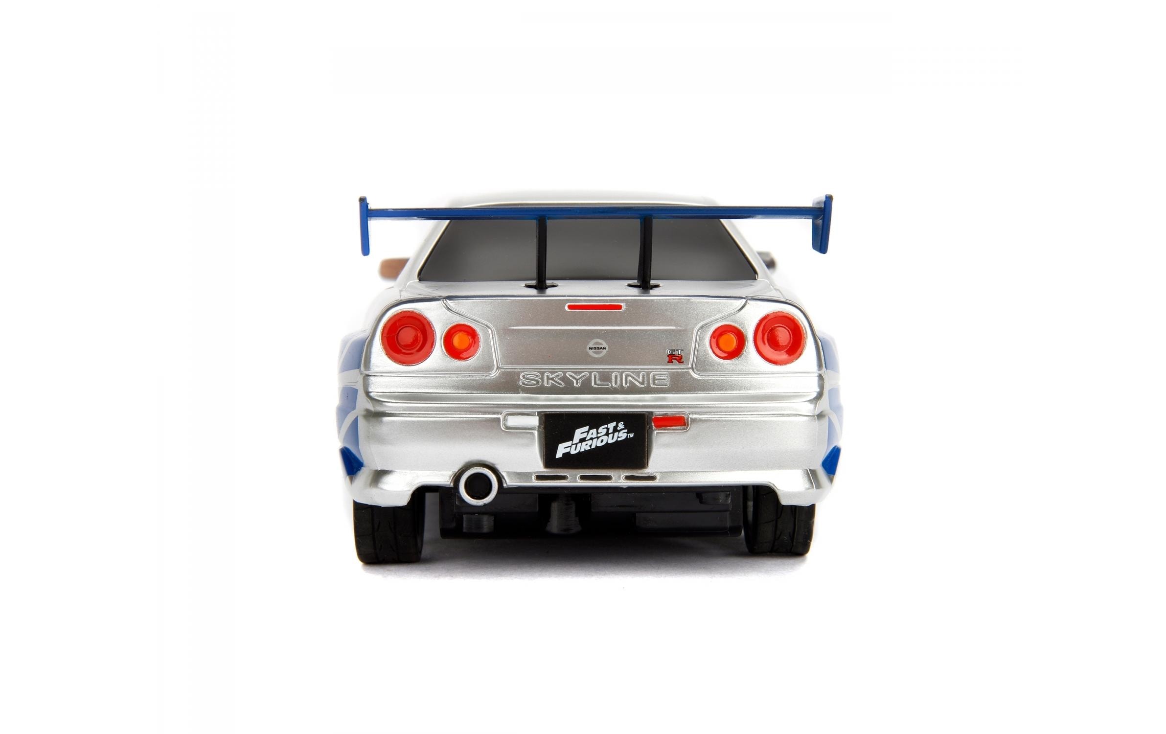 Nissan Skyline GTR Fast & Furious RTR, 1:24Ferngesteuertes Auto aus Fast & Furious «Brian's Nissan Skyline R34 GTR»