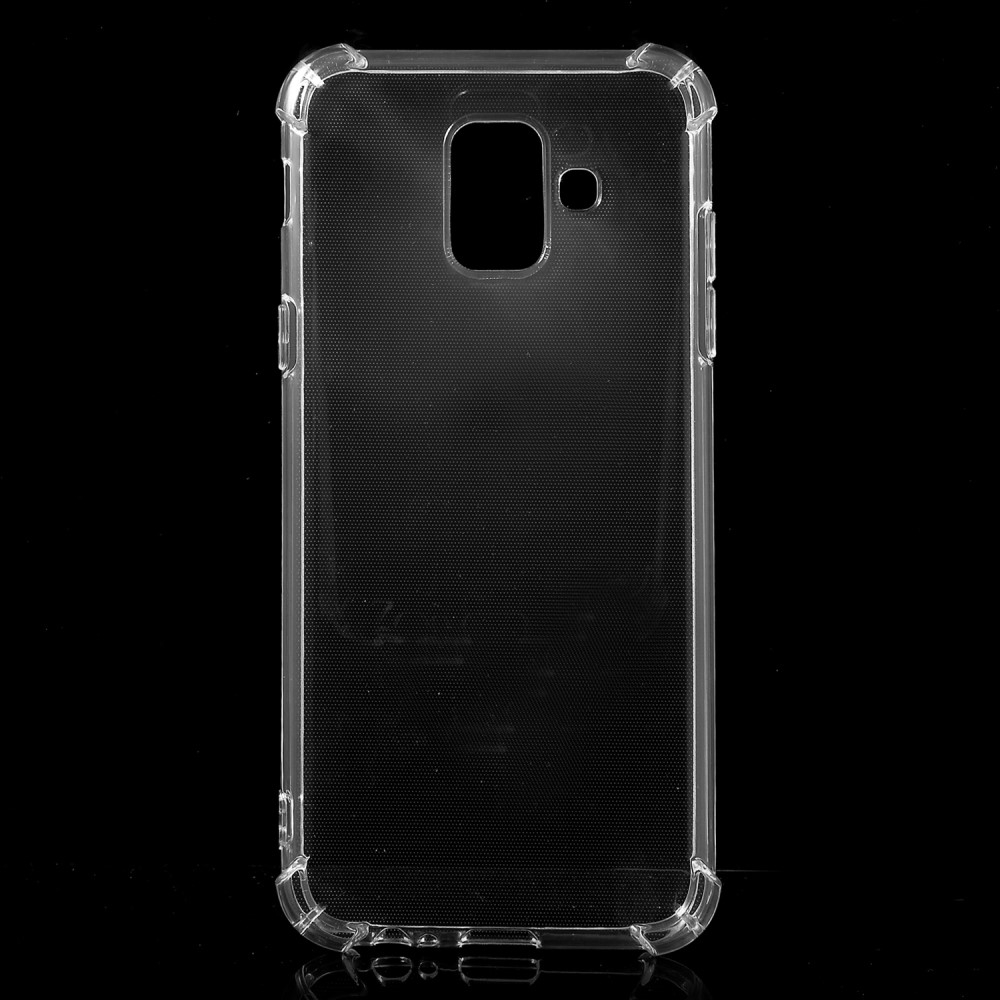 Samsung Galaxy A6 (2018) Gummi Case Hülle Air Cushion Fallschutz - Transparent