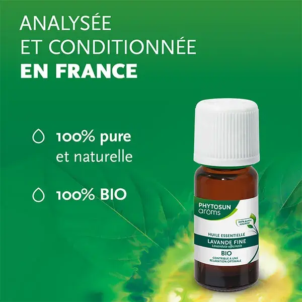 Óleo Essencial de Lavanda Orgânica Fina Phytosun Arôms 10ml
