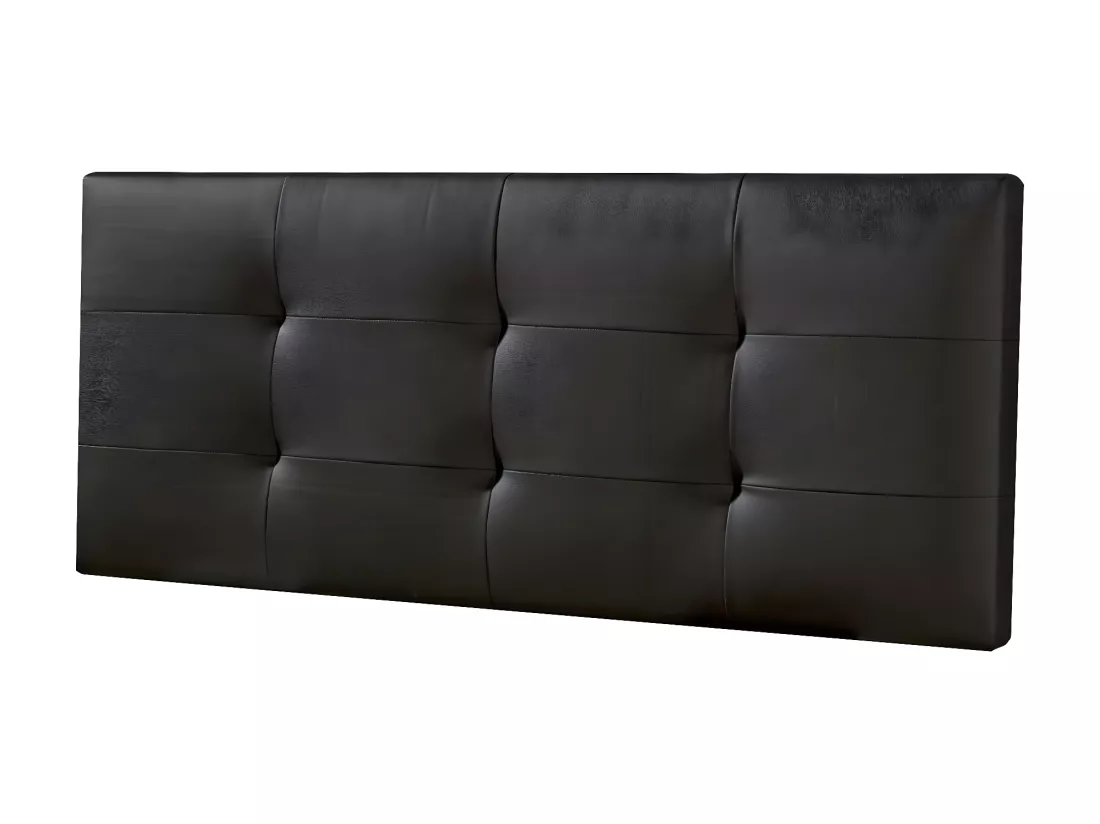 Tête de lit Carla 150x60 cm Noir, rembourrée de Mousse