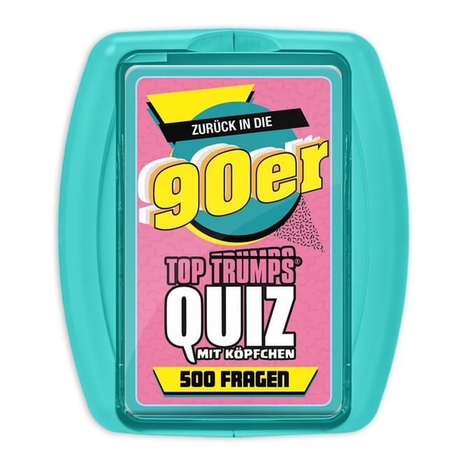 Top Trumps® - Zurück in die 90er - Quiz mit Köpfchen - 500 Fragen