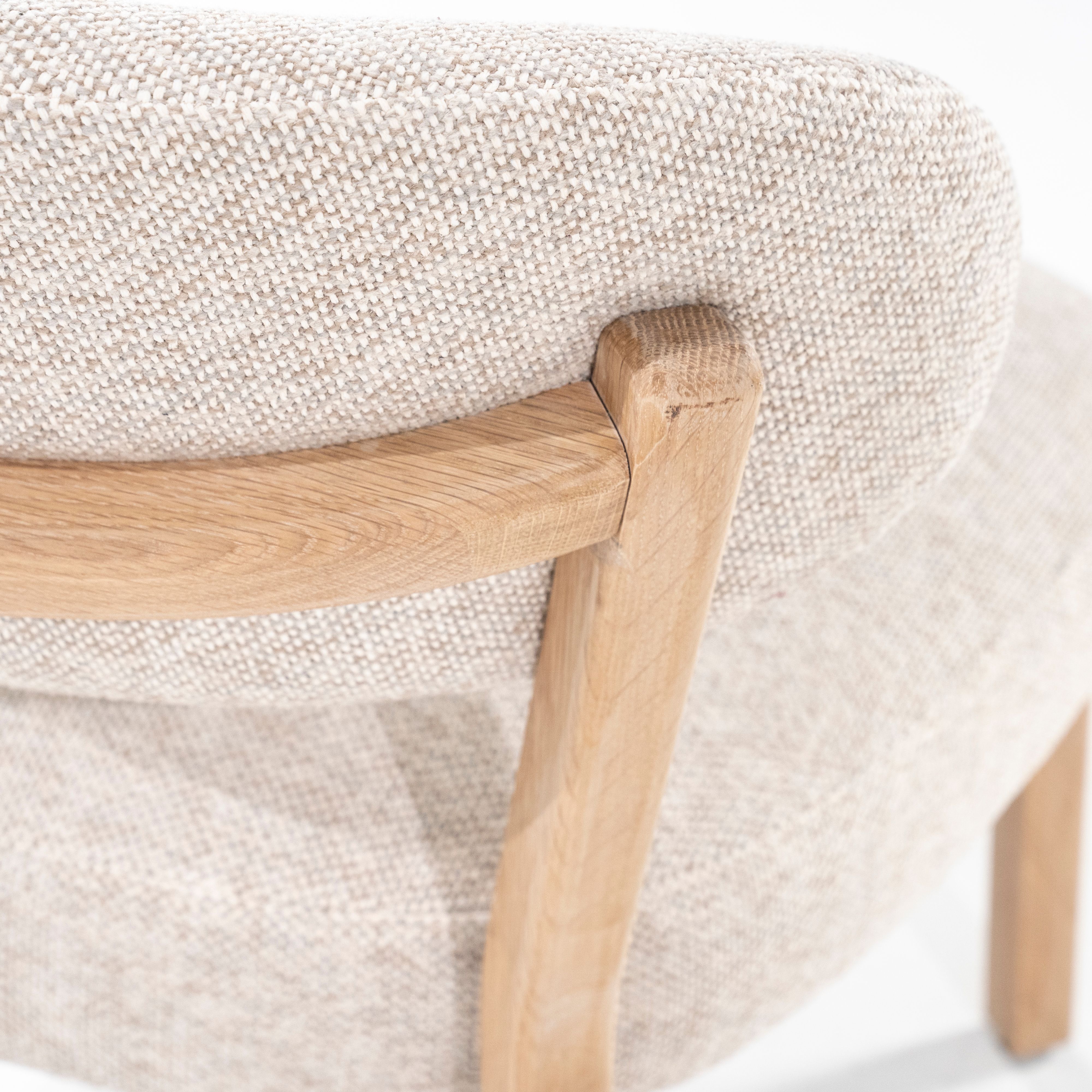 Fauteuil 96295 taupe Mikky B61 x D72.5 x H72 cm