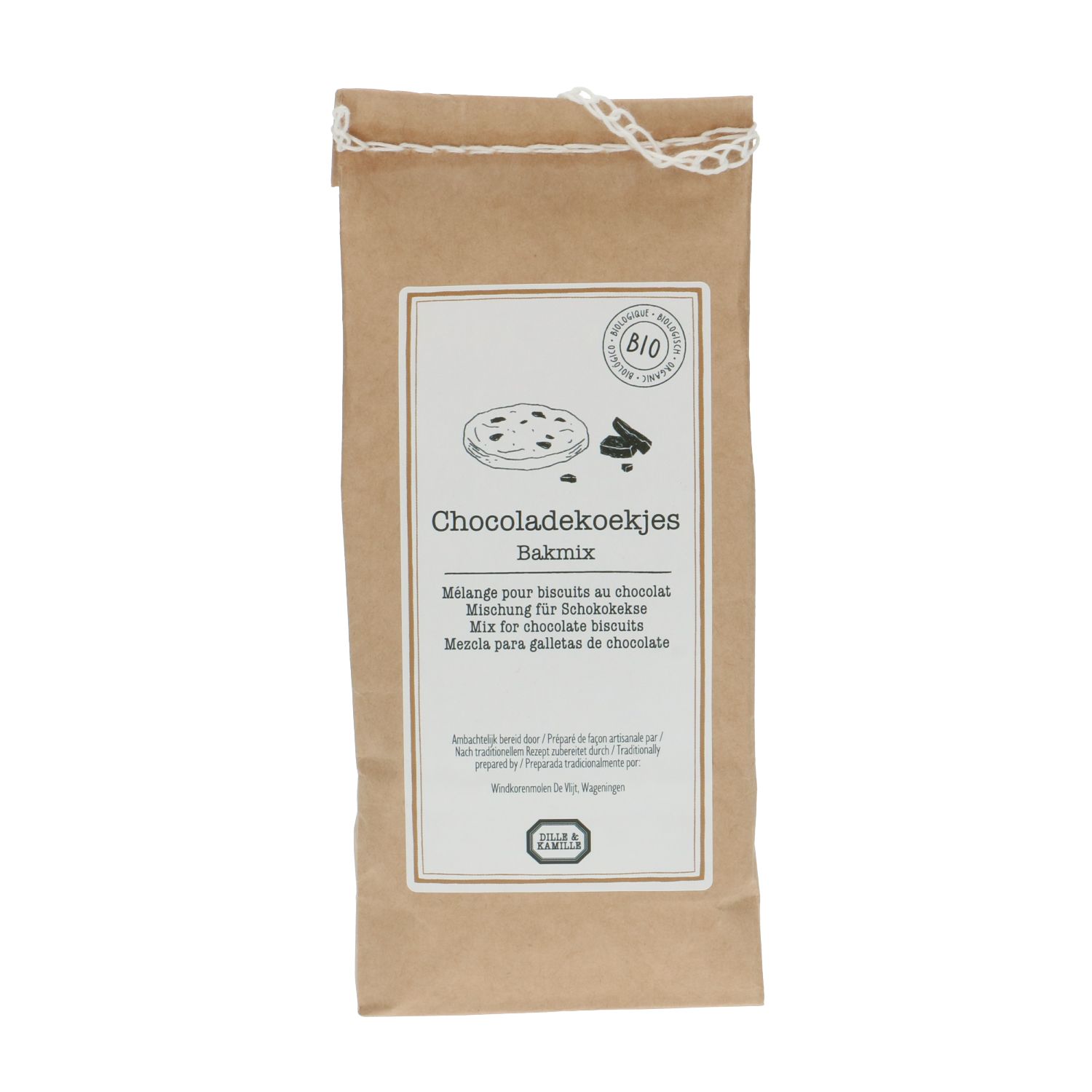 Koekjesmix, chocolade, biologisch, 500 gram