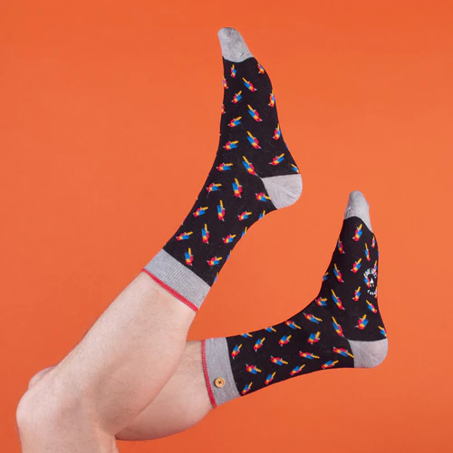 Chaussettes Linh & Cassandre noir