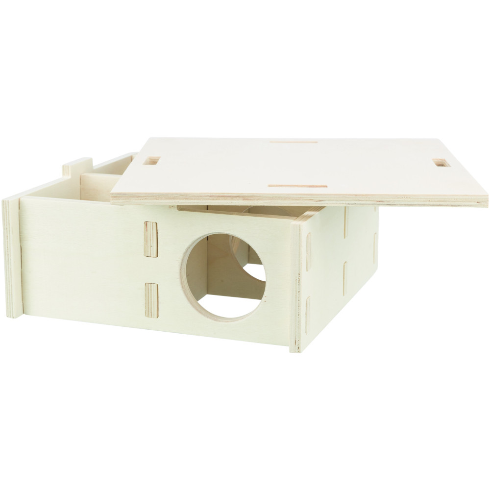 Maison emboitable 4 chambres 25 x 10 x 25 cm pour souris, hamsters