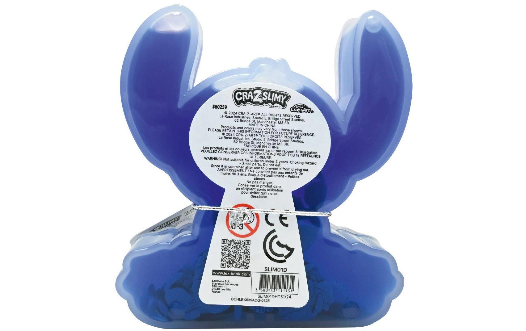 Cra-Z-Slimy Shaped ContainerCra-Z-Slimy Slime in Stitch-formiger Hülle