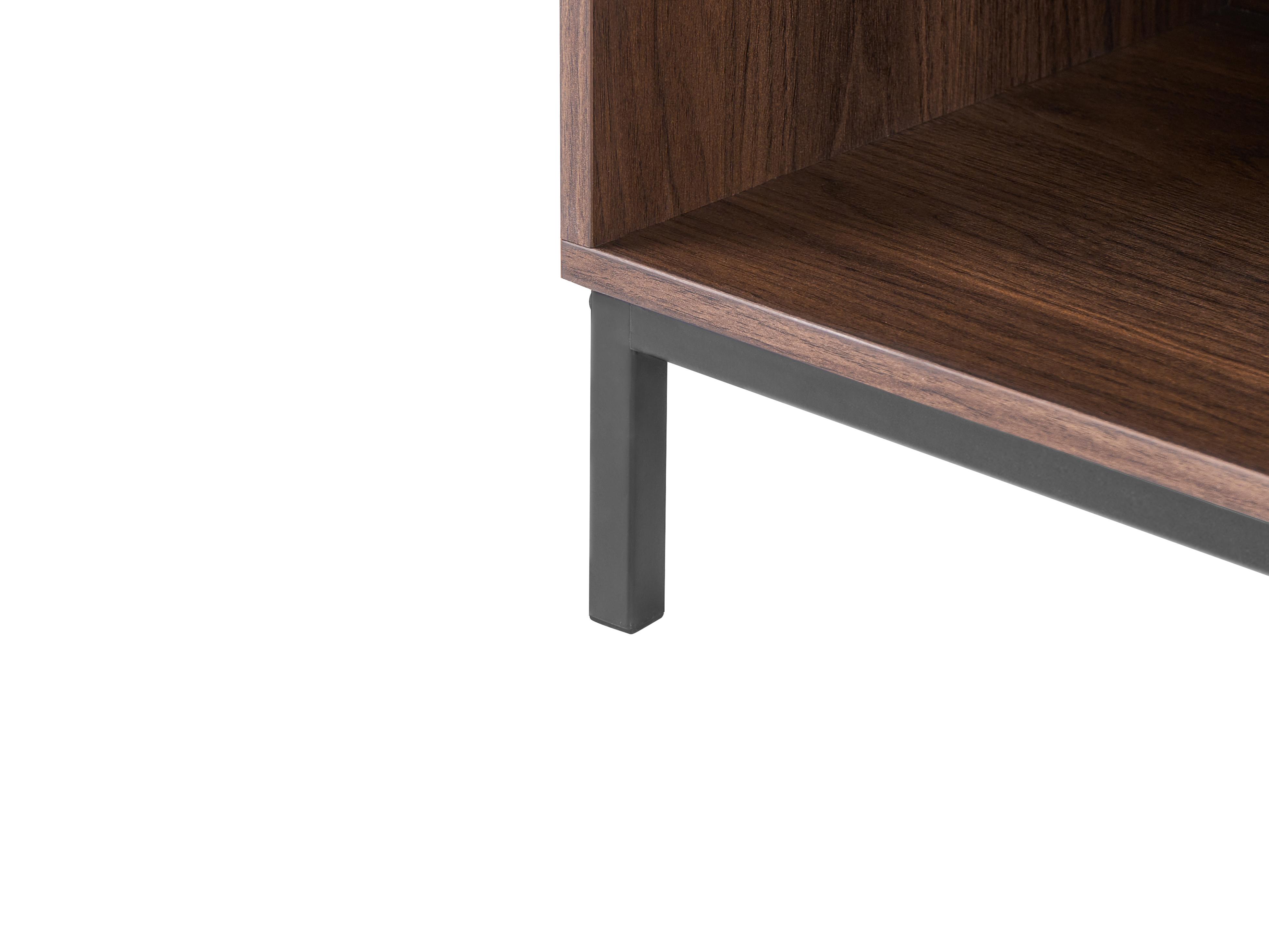 Boekenkast PEMBERTON 73 cm Donkerbruin