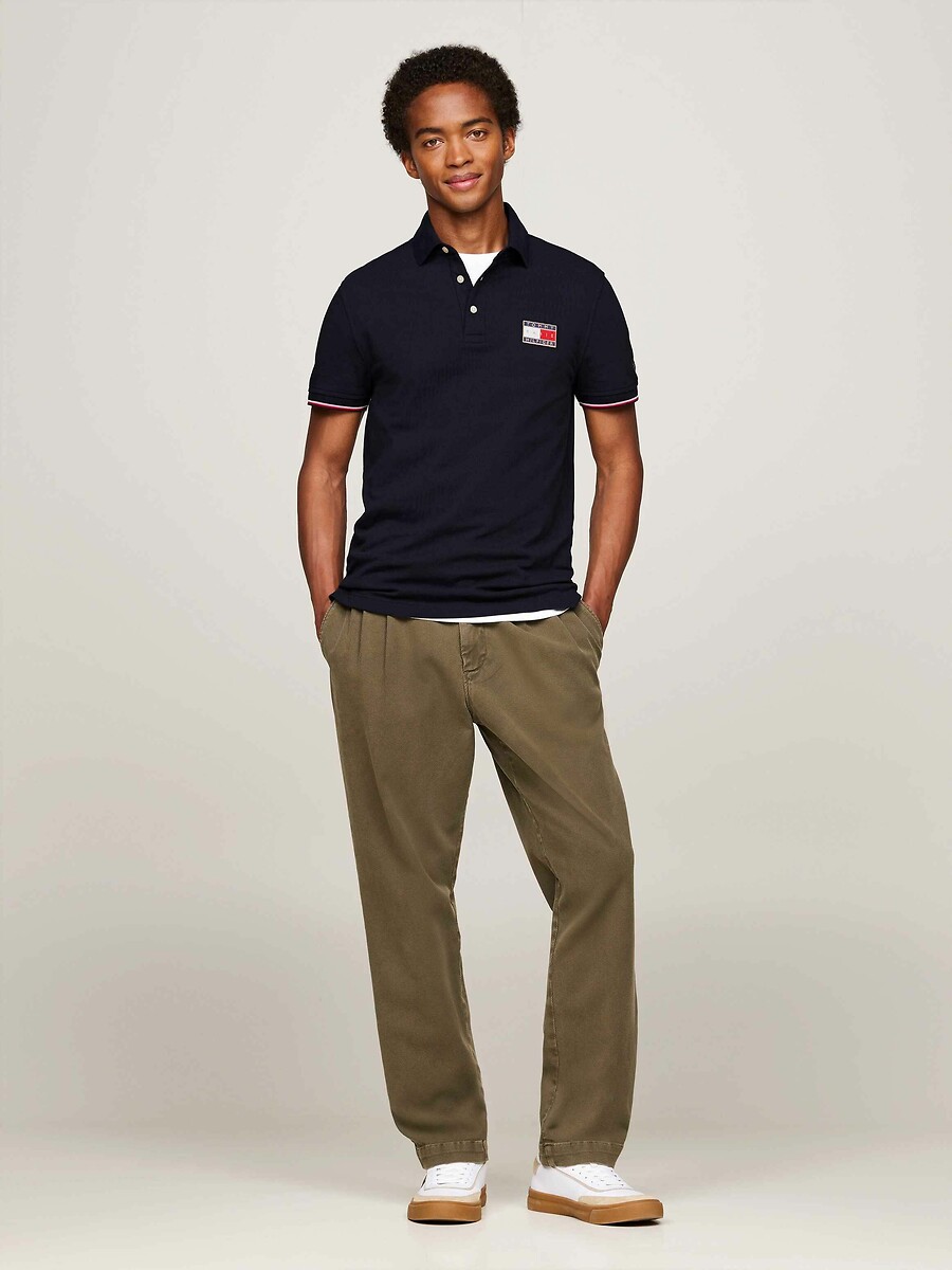 TOMMY HILFIGER<br>Polo slim 1985 Bandeira
