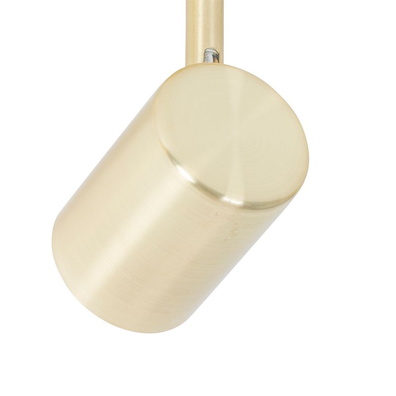 Moderne plafondlamp messing 3-lichts verstelbaar - Jeana