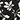 Top met print en stuctuur Multi zwart-wit