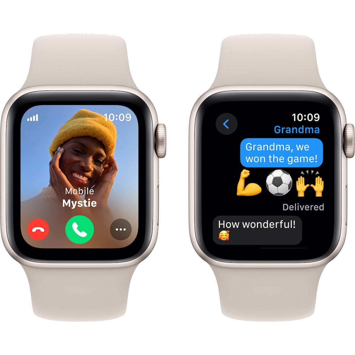 Apple Watch SE 2nd Gen 40mm LTE (Starlight/Starlight sport band S/M)