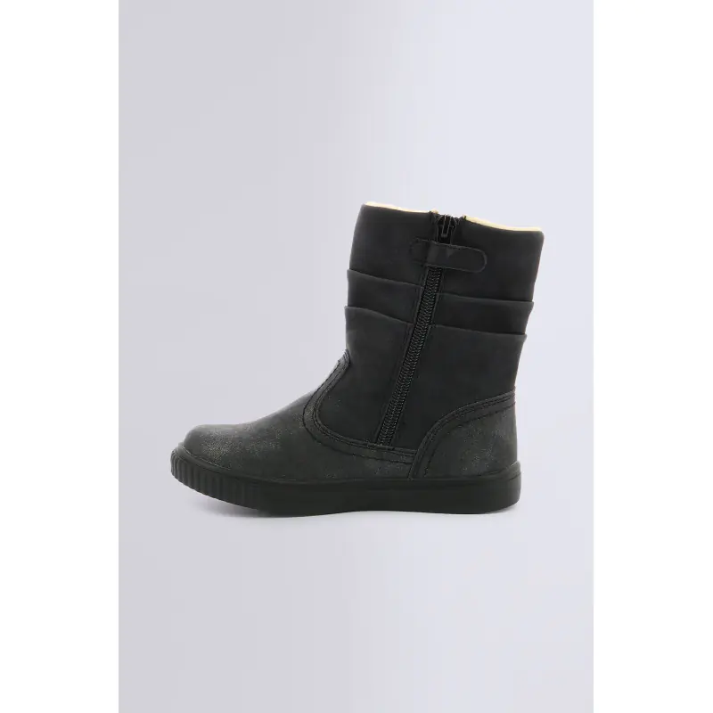 RUMBY NOIR BRILLANT BOOTS Synthétique Fille
