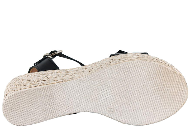 TIM OG SIMONSEN OLGA NEGRO SANDAL I SORT SKIND