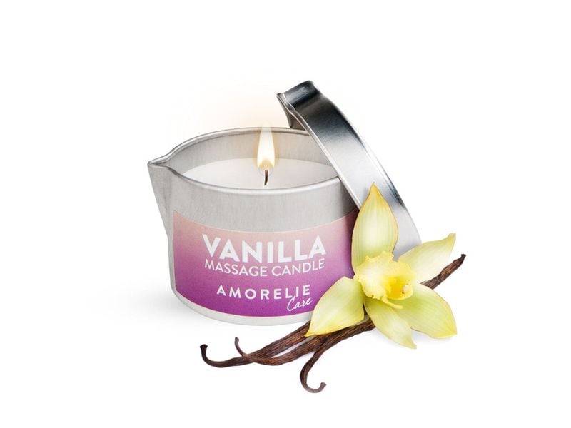 Amorelie Massagekerze Care Vanilla 1 Stück Massagekerze ein purer Genuss bei jeder Massage