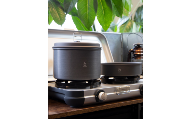 Bo-Camp Explorer Kochgeschirr-Set Aluminium eloxiert 4-tlg.