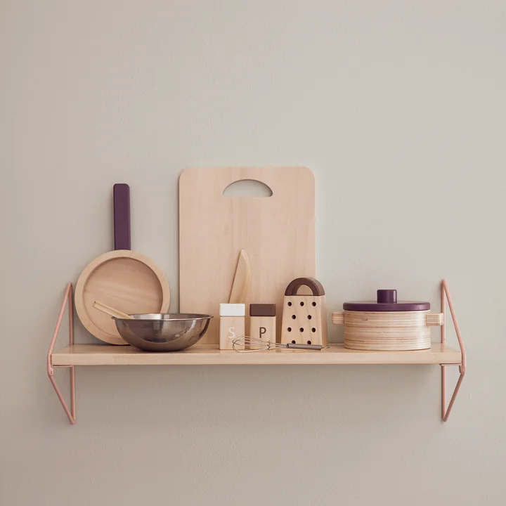 Kids Concept - Bistro Küchenutensilien Set, bunt (10er-Set)