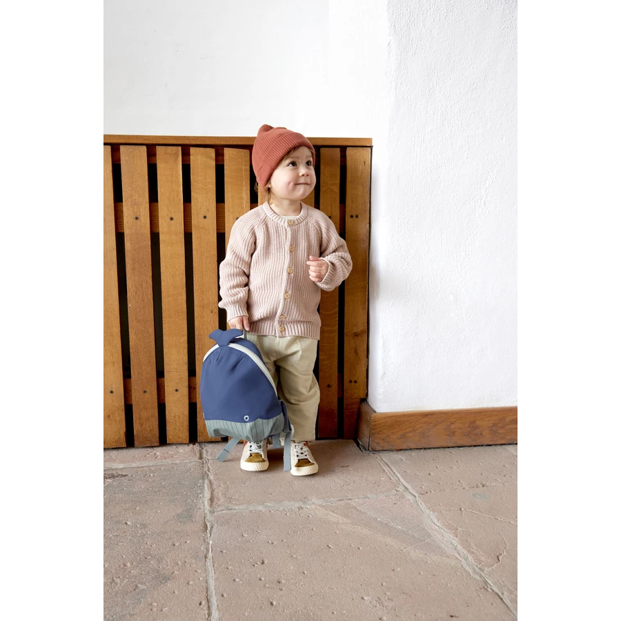 LÄSSIG Tiny Backpack About Friends Whale dark blue