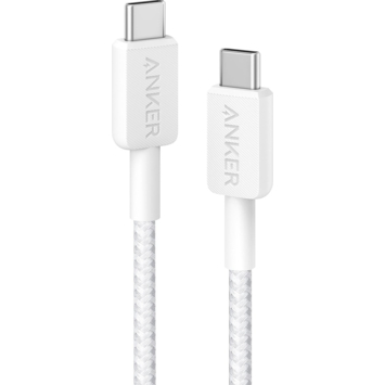 Anker 322 USB-C naar USB-C kabel snelladen 1 m wit
