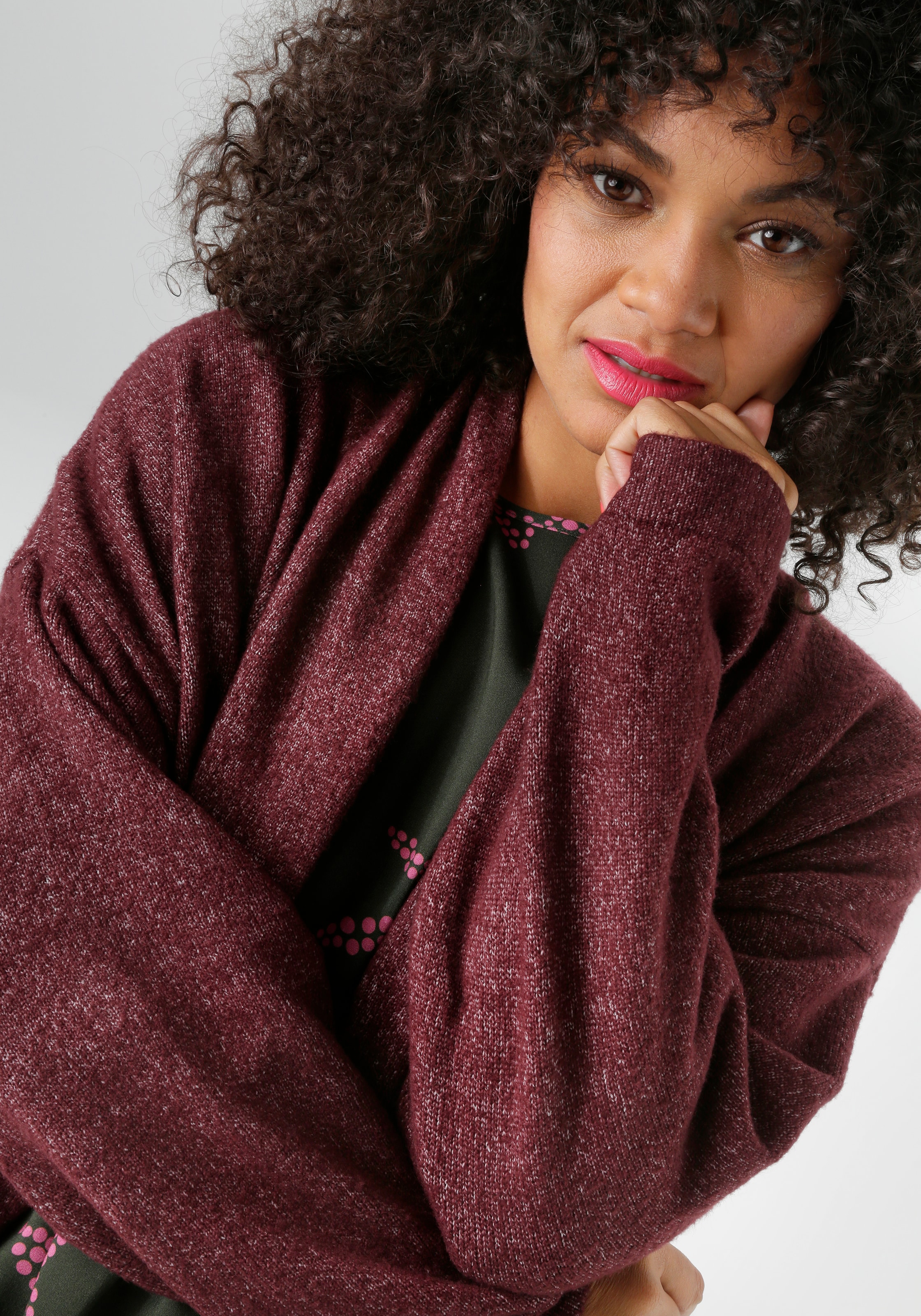 Aniston PLUS Strickjacke , in kuscheliger Qualität - NEUE KOLLEKTION