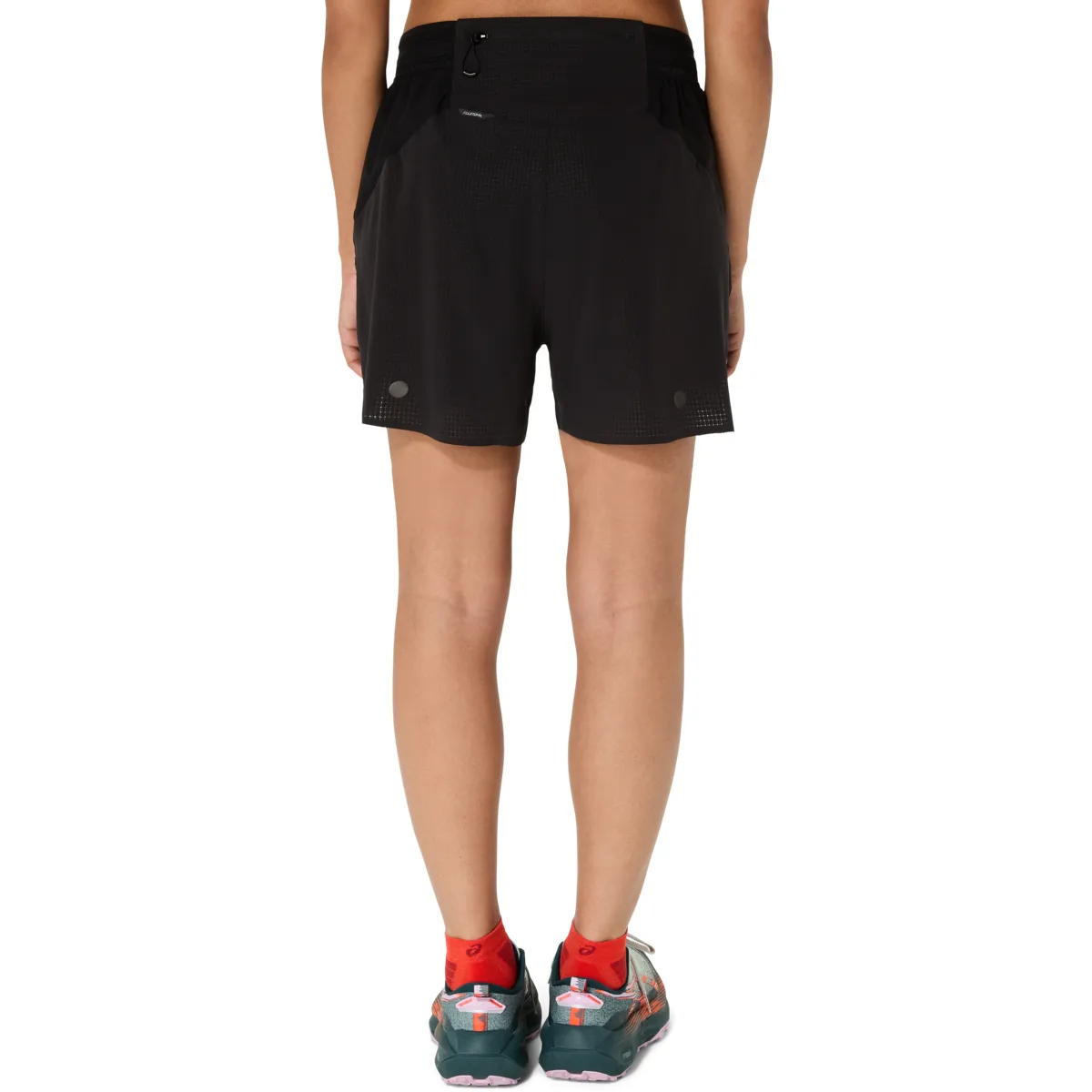 Asics Wms Fujitrail Elite Short Performance Black