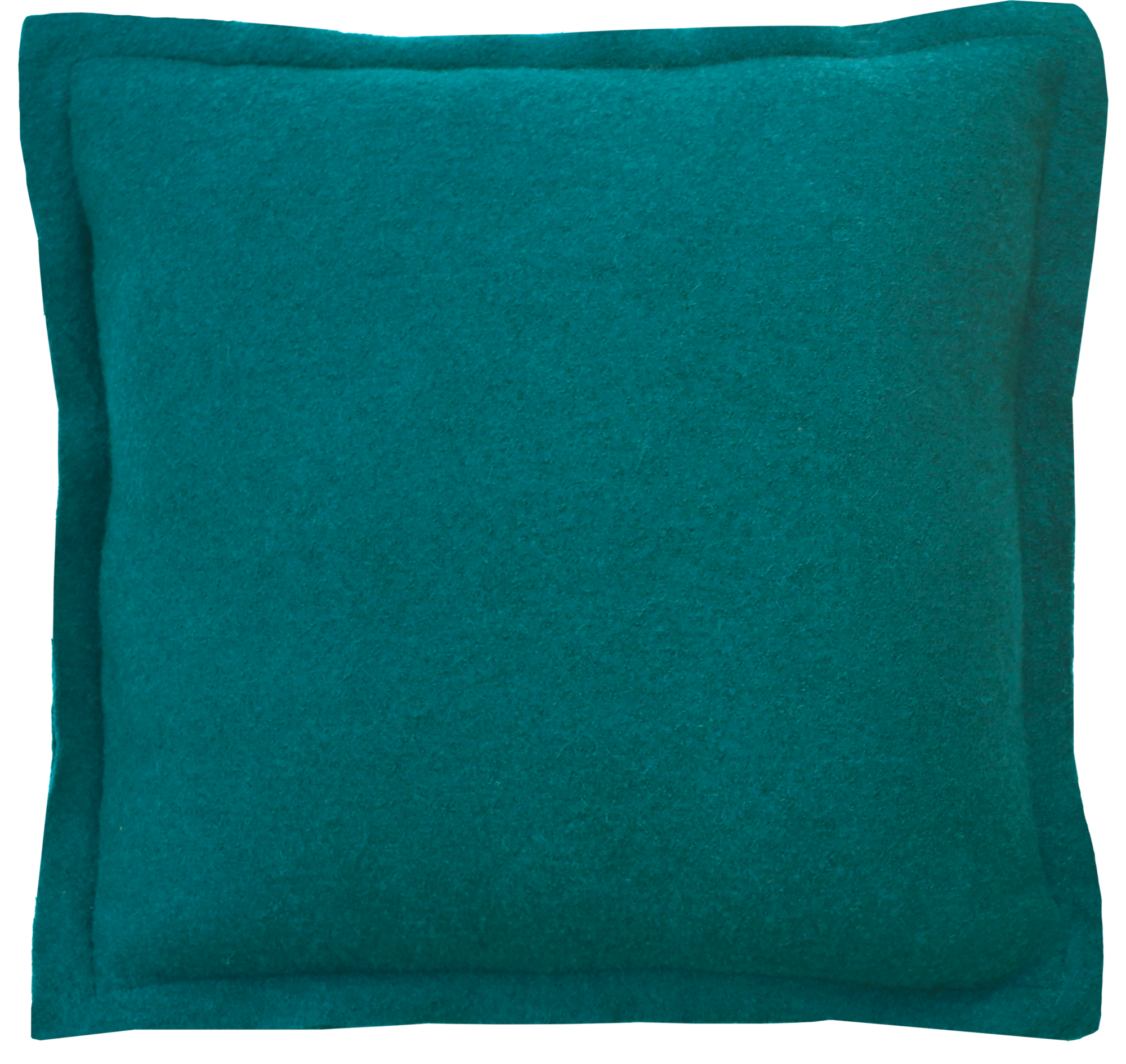 kussen boiled wool petrol 48x48cm