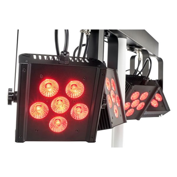 Stairville CLB8 Compact LED Bar 8 Bundle