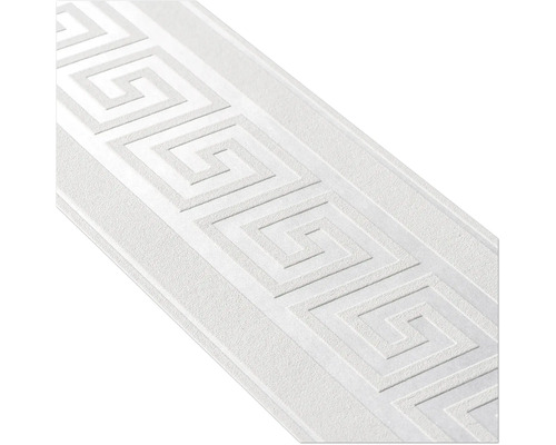 Zelfklevende rand 3839-14 Alleen Rand Geometrisch grijs zilver 5 m x 10 cm