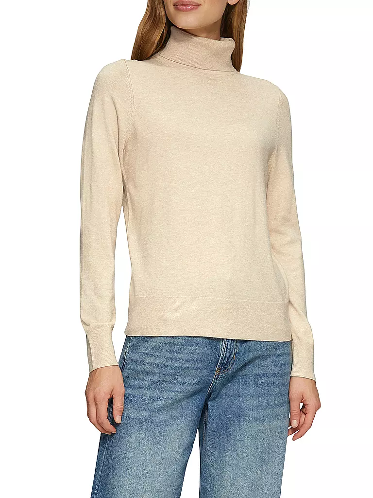 S.OLIVER Rollkragenpullover  beige