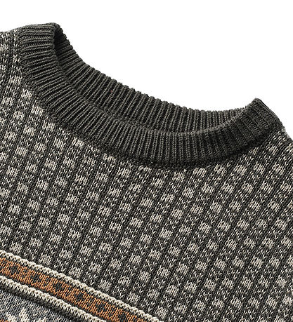 Wheat Bluse - Strick - Jacquard - Julius - Raven