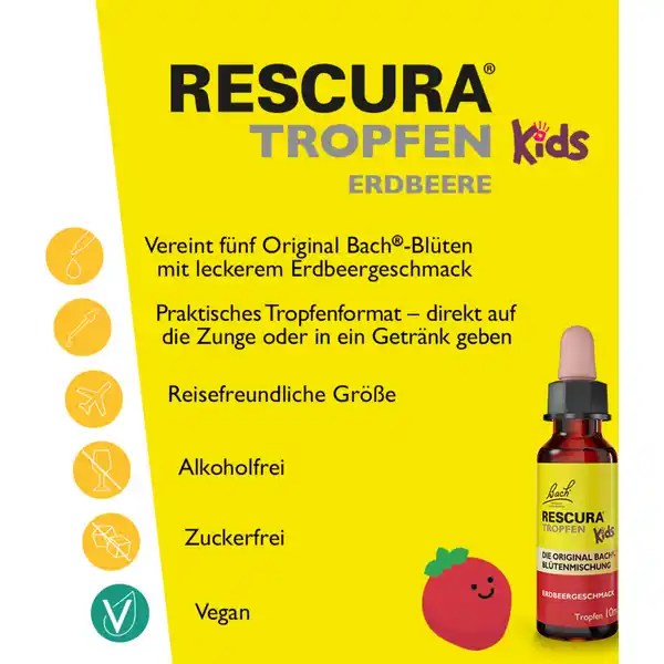 Bachblüten Kids Erdbeer Tropfen
